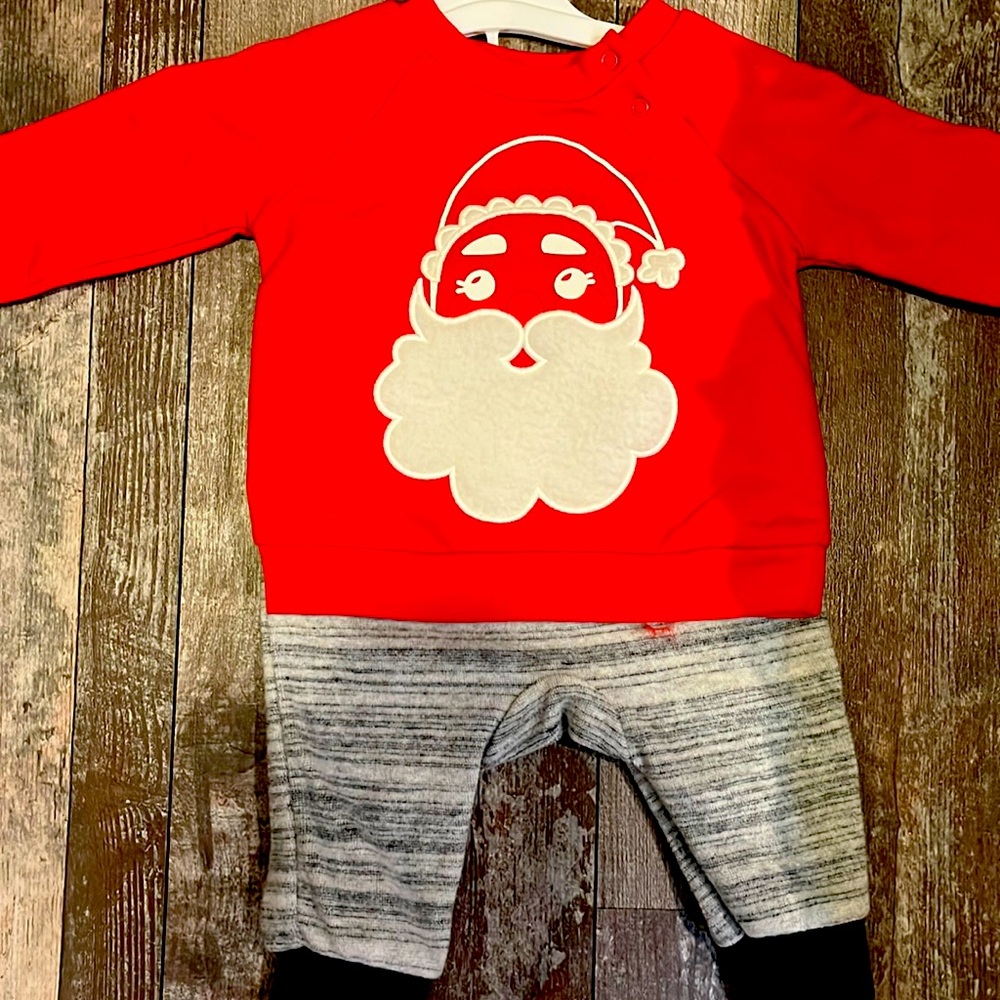Cat & Jack Baby Boy 2 piece Holiday sweater